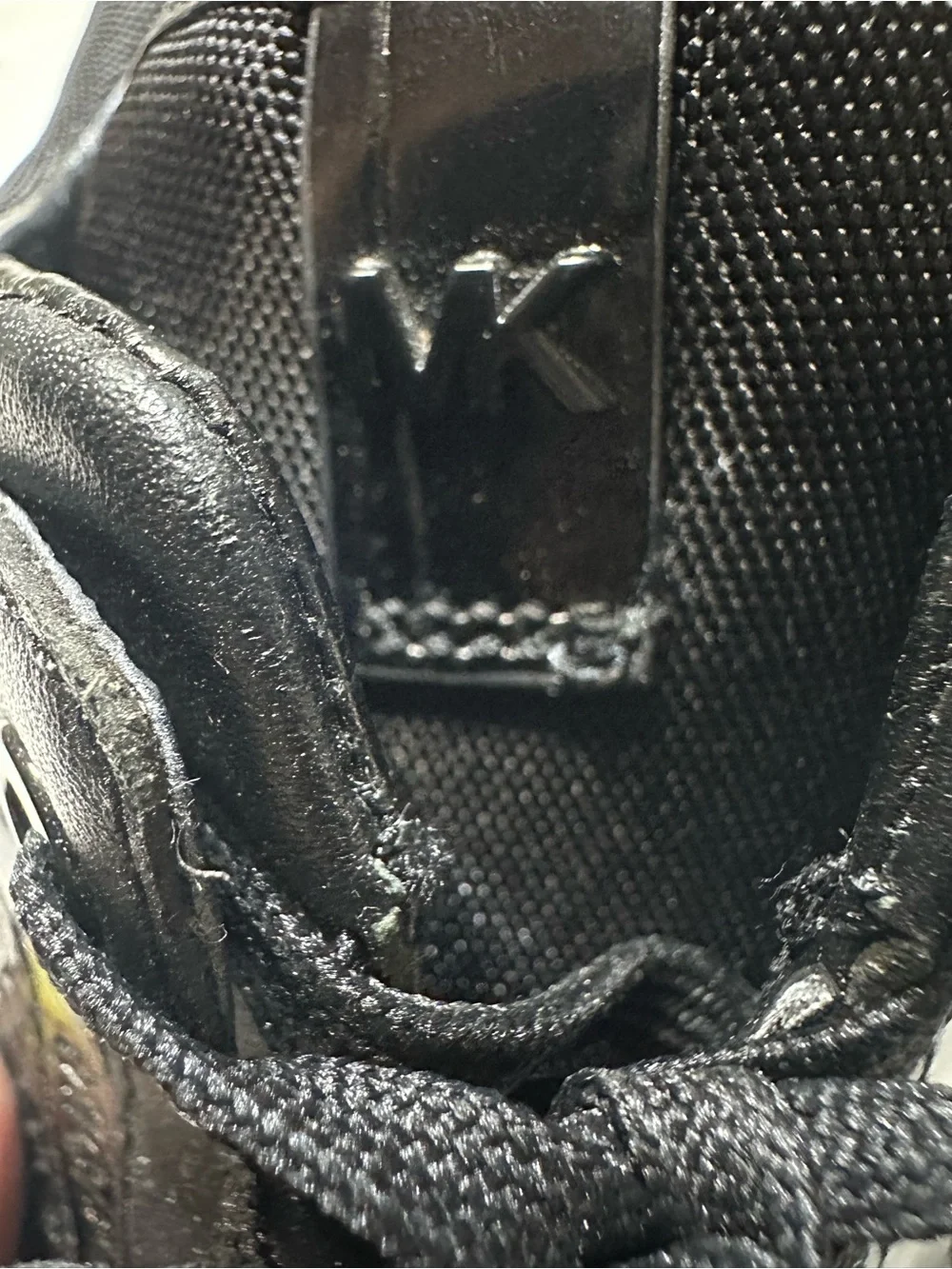 Michael Kors Black Textured Low-Top Sneakers